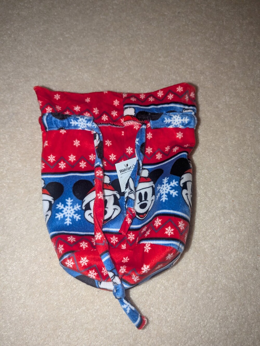 Nwt Mickey Mouse Christmas Bag